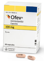 Нинтеданиб (Ofev 100 mg) В упаковке 60 шт. Прилагается чек подтверждающий подлинность покупки в Немецкой аптеке в Германии, а так же прилагаются оригинальные документы от производителя. На каждой упаковке сертификат качества. Действуют скидки, а так же можно заказать наложенным платежом