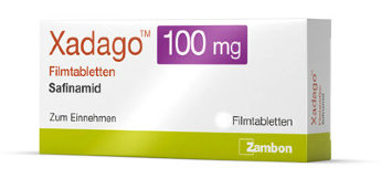 Сафинамид (XADAGO 100 mg) В упаковке 100 шт. Прилагается чек подтверждающий подлинность покупки в Немецкой аптеке в Германии, а так же прилагаются оригинальные документы от производителя, на каждой упаковке сертификат качества. Действуют скидки, а так же можно заказать наложенным платежом