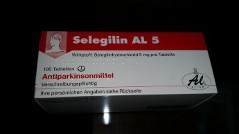 Селегилин 5 мг В пачке 100 шт. Прилагается чек из Немецкой аптеки, оригинальные документы от производителя, а так же на каждой пачке сертификат качества. Действуют скидки, а так же можно заказать наложенным платежом