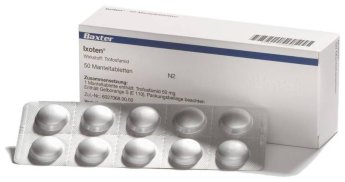 Трофосфамид/Ixoten 50 mg В упаковке 50 шт. Прилагается чек подтверждающий подлинность покупки в Немецкой аптеке в Германии,а так же прилагаются оригинальные документы от производителя,на каждой упаковке сертификат качества. Действуют скидки,а так же можно заказать наложенным платежом